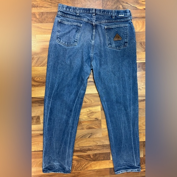 Bulwark FR Jeans Men 40x34 Flame Resistant Blue Denim Mechanic Work - Picture 2 of 7